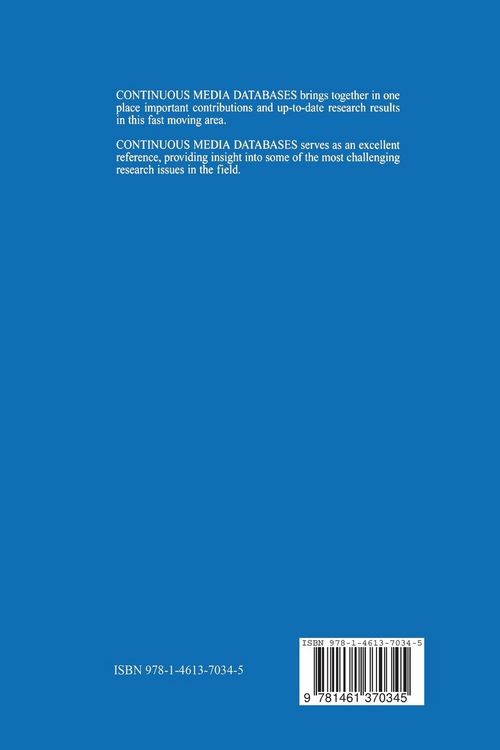 Produktbild: Continuous Media Databases