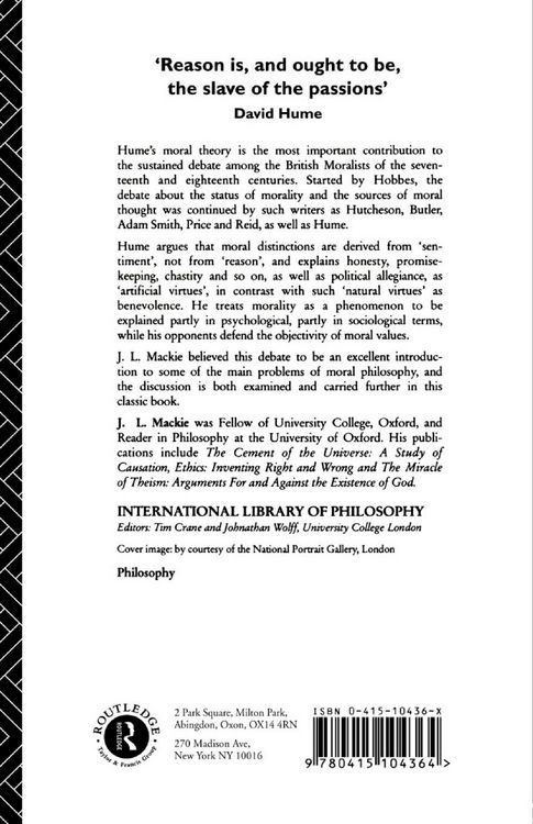 Produktbild: Hume's Moral Theory