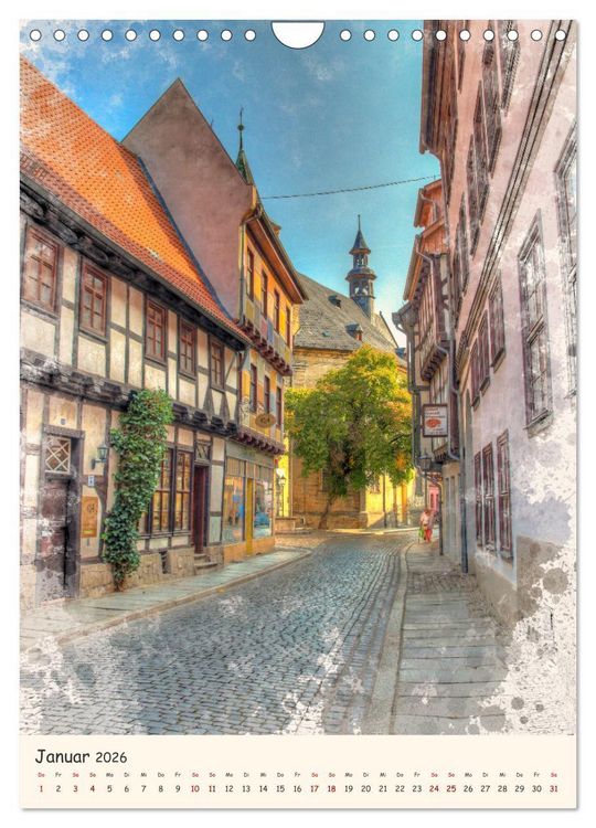 Produktbild: Quedlinburg - unsere Stadt (Wandkalender 2026 DIN A4 hoch), CALVENDO Monatskalender