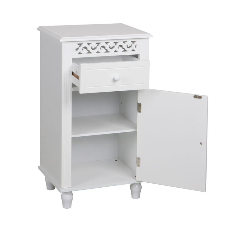 Produktbild: HTI-Line Beistellschrank Miriam 7585 wei&szlig; MDF Beistellschrank Miriam 7585 wei&szlig; MDF