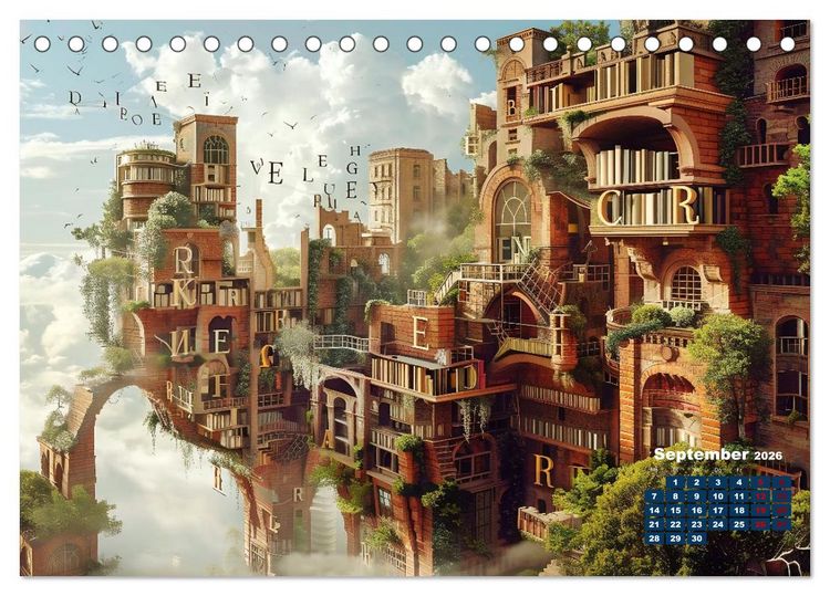 Produktbild: Das versteckte Universum (Tischkalender 2026 DIN A5 quer), CALVENDO Monatskalender
