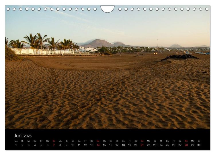 Produktbild: Unterwegs auf Lanzarote (Wandkalender 2026 DIN A4 quer), CALVENDO Monatskalender