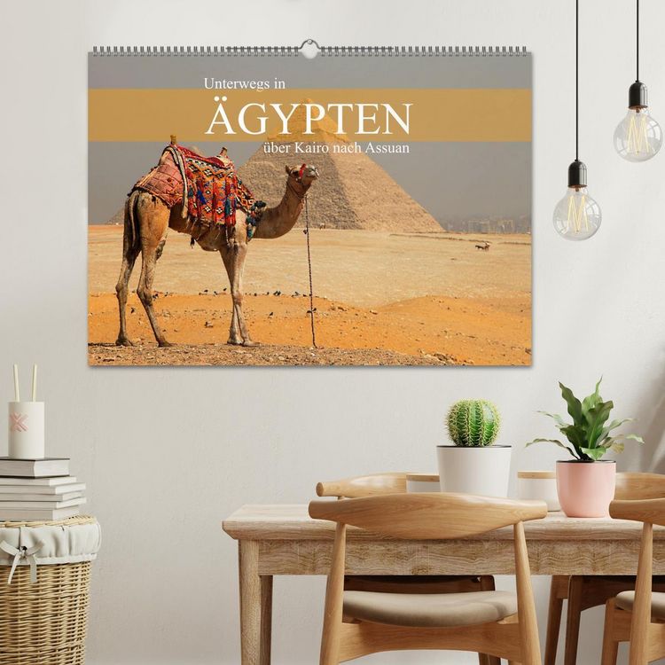 Produktbild: Unterwegs in &Auml;gypten - &uuml;ber Kairo nach Assuan (Wandkalender 2026 DIN A2 quer), CALVENDO Monatskalender