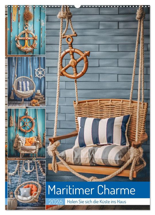 Produktbild: Maritimer Charme (Wandkalender 2026 DIN A2 hoch), CALVENDO Monatskalender