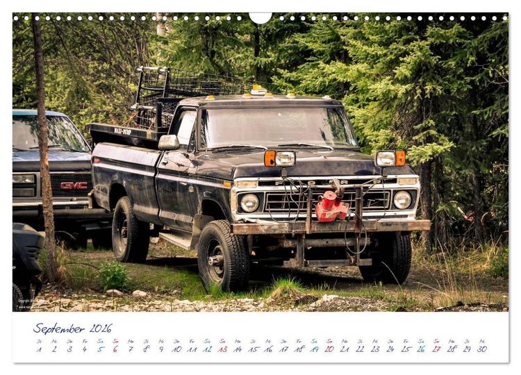Produktbild: US Cars & Trucks in Alaska (Wandkalender 2026 DIN A3 quer), CALVENDO Monatskalender