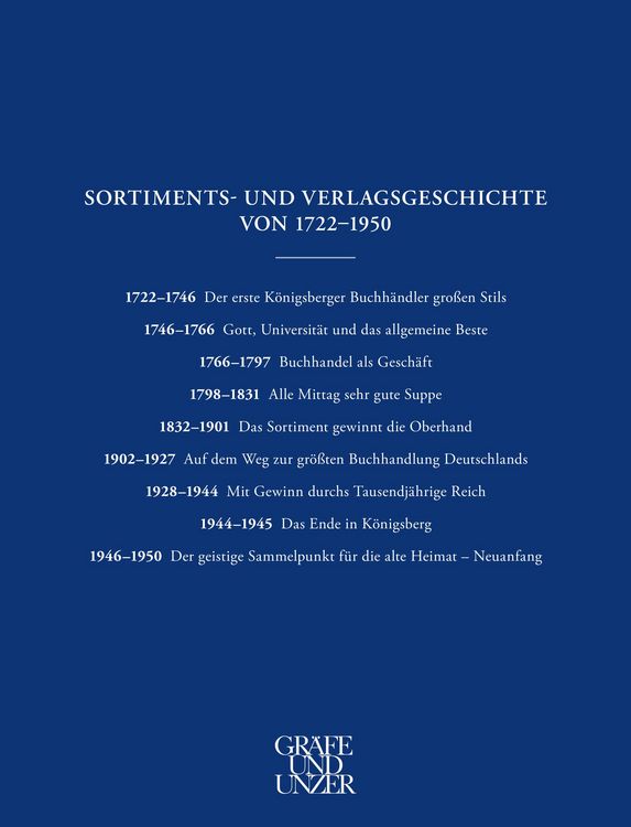 Produktbild: 300 Jahre GR&Auml;FE UND UNZER (B&auml;nde 1+2)