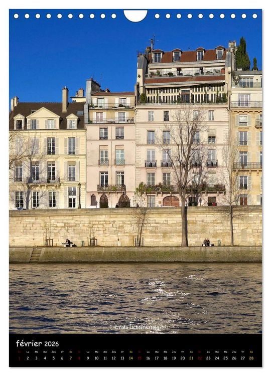 Produktbild: Paris de tous les temps (Calendrier mural 2026 DIN A4 horizontal), CALVENDO calendrier mensuel