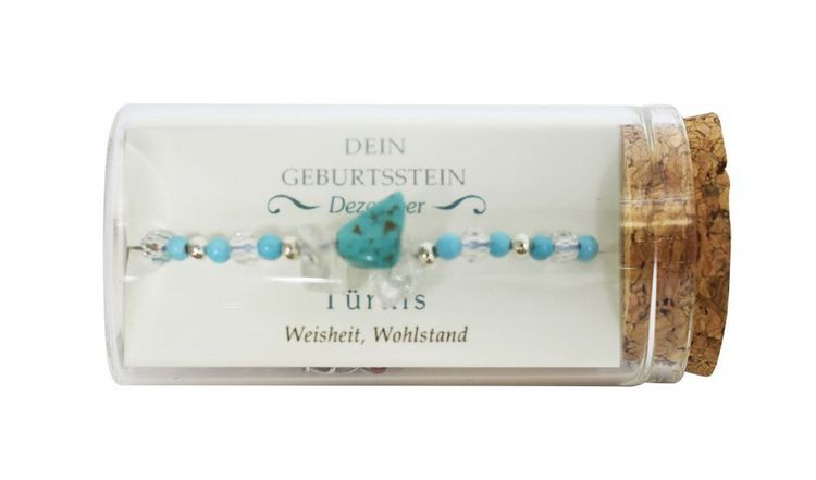 Produktbild: "Dezember" Geburtsstein Armband im Gl&auml;schen