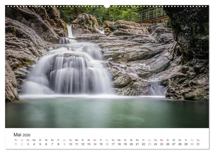 Produktbild: Wasserf&auml;lle Europas (hochwertiger Premium Wandkalender 2026 DIN A2 quer), Kunstdruck in Hochglanz