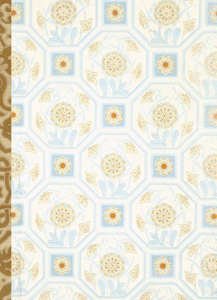 Produktbild: Gef&auml;hrlich sch&ouml;n Notizbuch gro&szlig; - Motiv Hellblaues Ornament