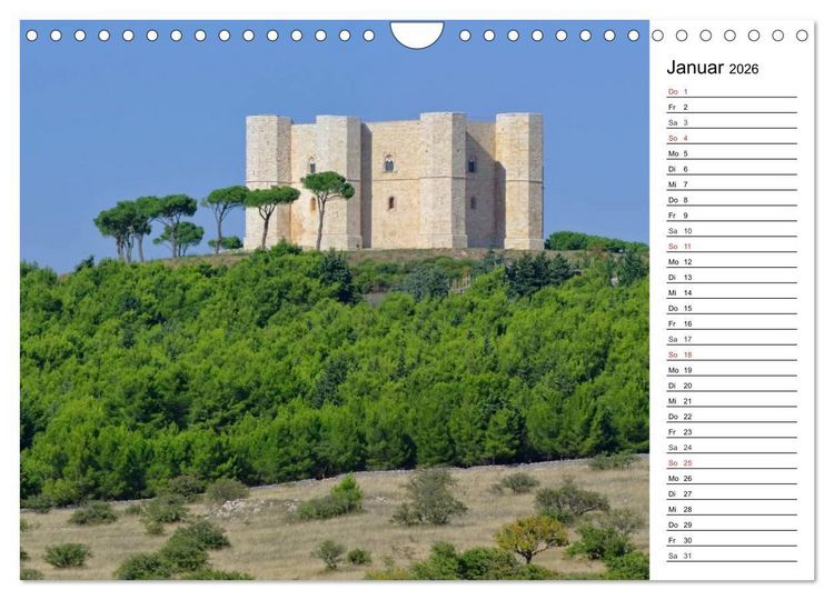 Produktbild: Apulien (Wandkalender 2026 DIN A4 quer), CALVENDO Monatskalender