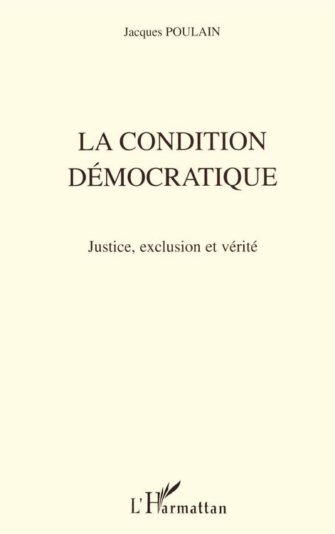 Produktbild: La Condition D&eacute;mocratique
