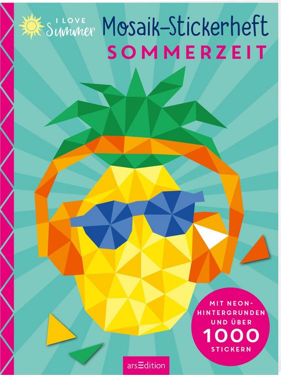 Produktbild: I Love Summer &ndash; Mosaik-Stickerheft Sommerzeit