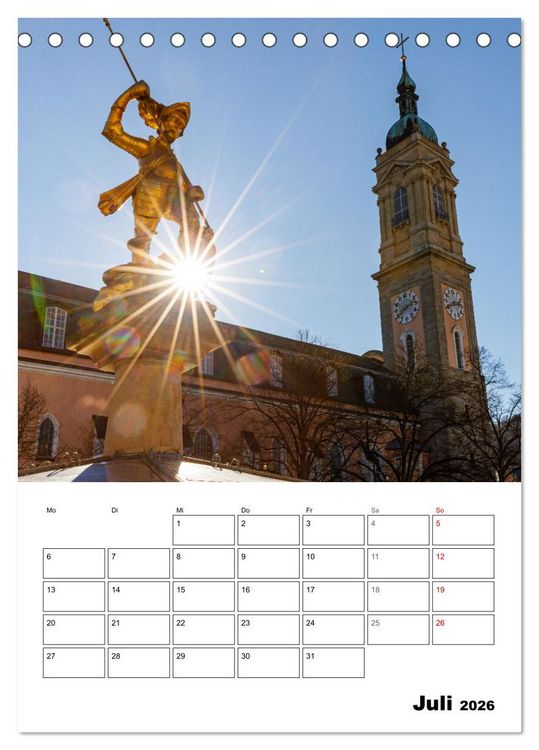 Produktbild: Historisches Eisenach (Tischkalender 2026 DIN A5 hoch), CALVENDO Monatskalender