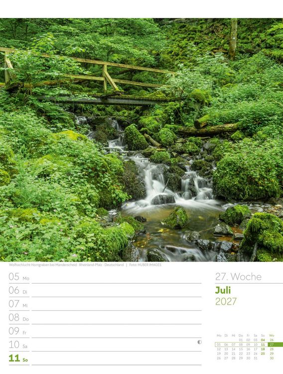 Produktbild: Unser Wald Wochenplaner Kalender 2027