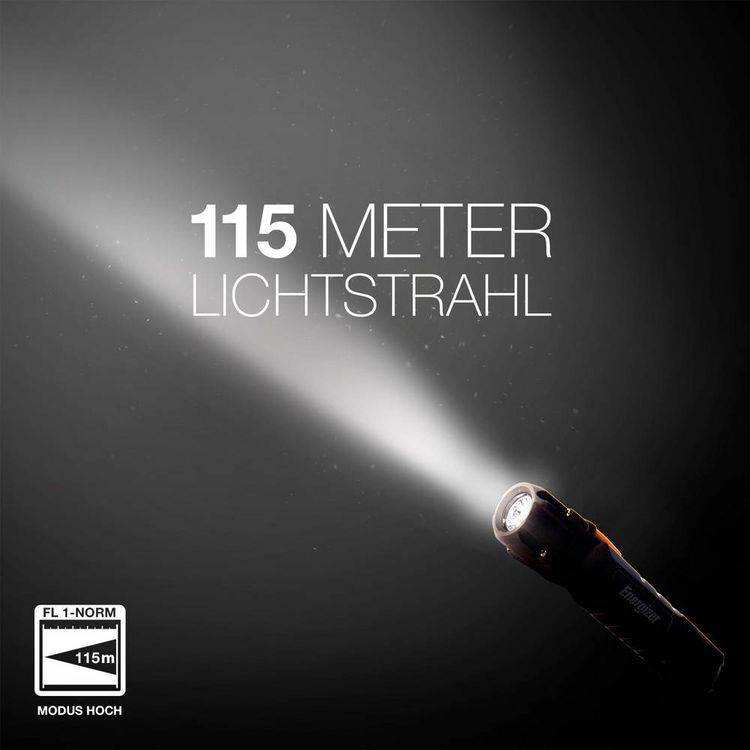 Produktbild: Energizer Hardcase 2AA LED Taschenlampe batteriebetrieben 300 lm 340 g