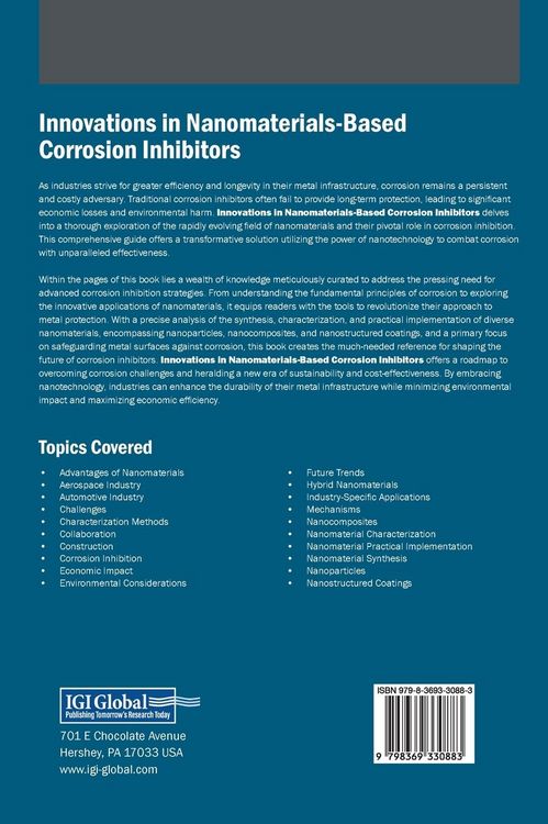 Produktbild: Innovations in Nanomaterials-Based Corrosion Inhibitors