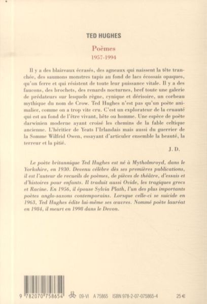 Produktbild: Po&egrave;mes : 1957-1994