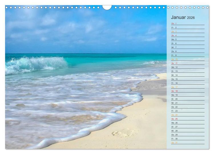 Produktbild: Str&auml;nde wie ein Traum (Wandkalender 2026 DIN A3 quer), CALVENDO Monatskalender
