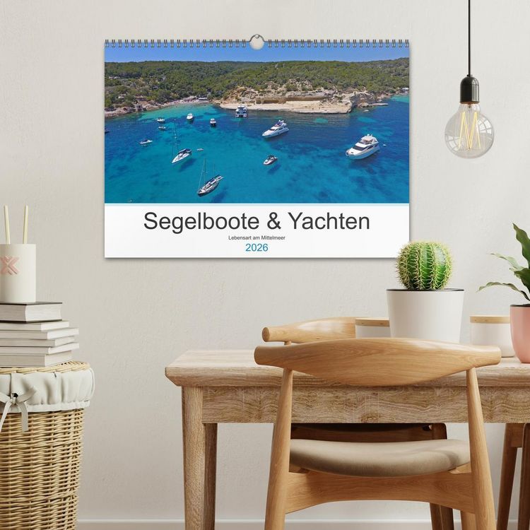 Produktbild: Segelboote und Yachten - Lebensart am Mittelmeer (Wandkalender 2026 DIN A3 quer), CALVENDO Monatskalender