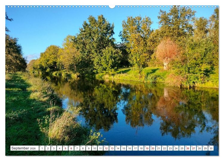 Produktbild: Die Niers im Jahreslauf (hochwertiger Premium Wandkalender 2026 DIN A2 quer), Kunstdruck in Hochglanz