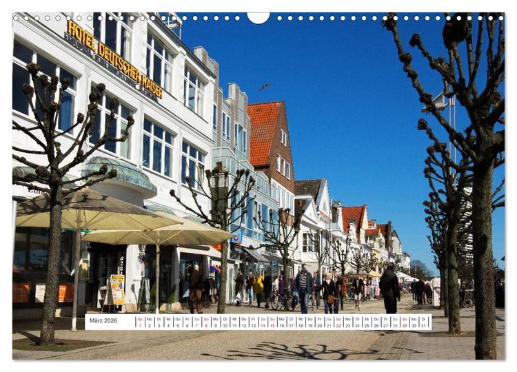 Produktbild: Travem&uuml;nde in der L&uuml;becker Bucht (Wandkalender 2026 DIN A3 quer), CALVENDO Monatskalender