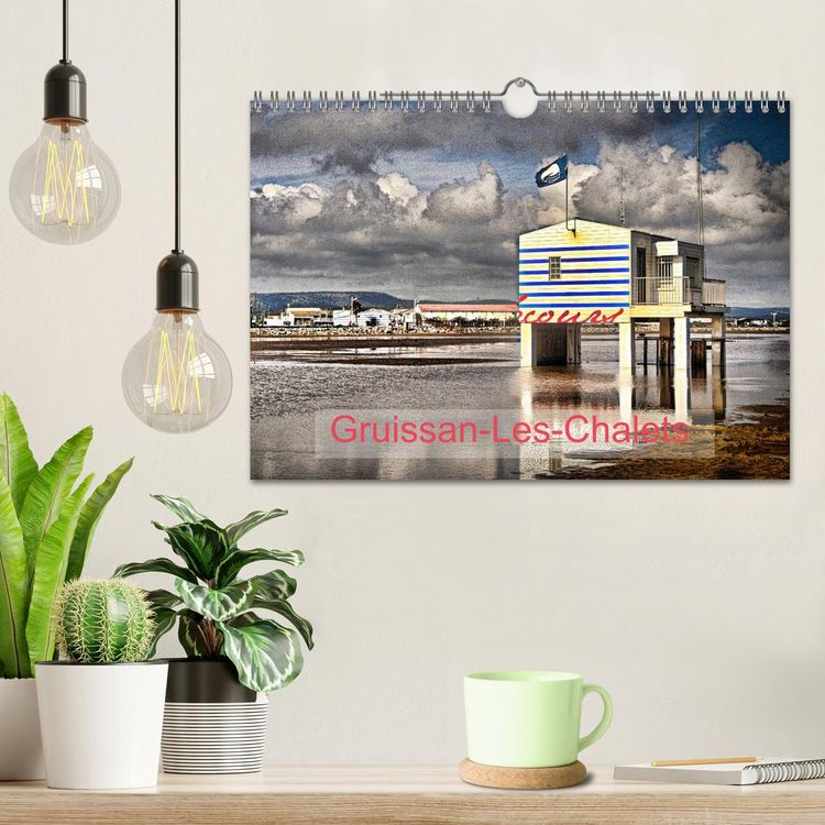 Produktbild: Gruissan-Les-Chalets (Calendrier mural 2026 DIN A4 vertical), CALVENDO calendrier mensuel
