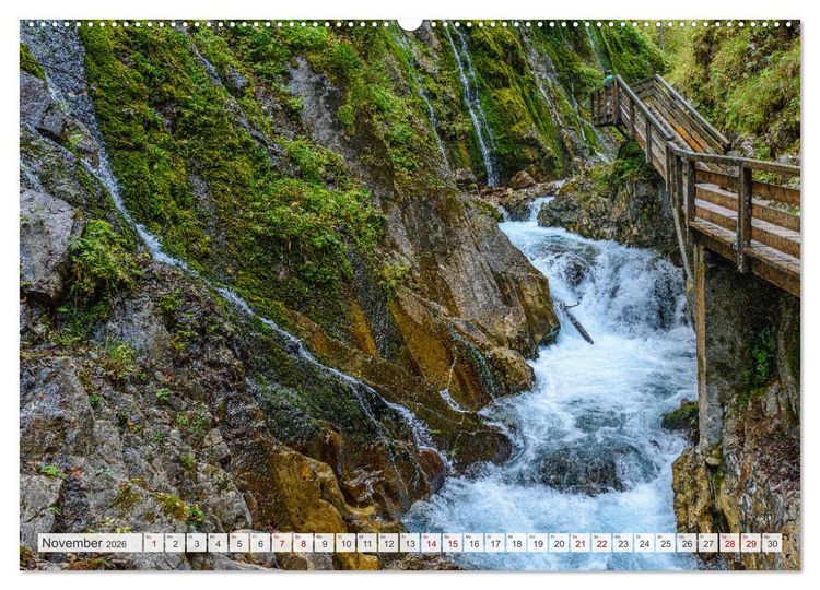 Produktbild: Unterwegs im Bergsteigerdorf Ramsau (hochwertiger Premium Wandkalender 2026 DIN A2 quer), Kunstdruck in Hochglanz