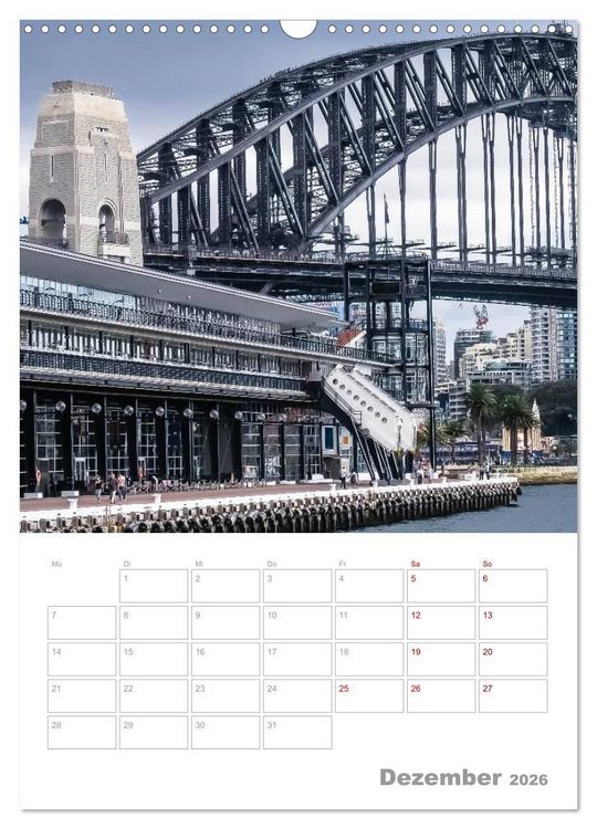 Produktbild: g'day Australien 2026 (Wandkalender 2026 DIN A3 hoch), CALVENDO Monatskalender