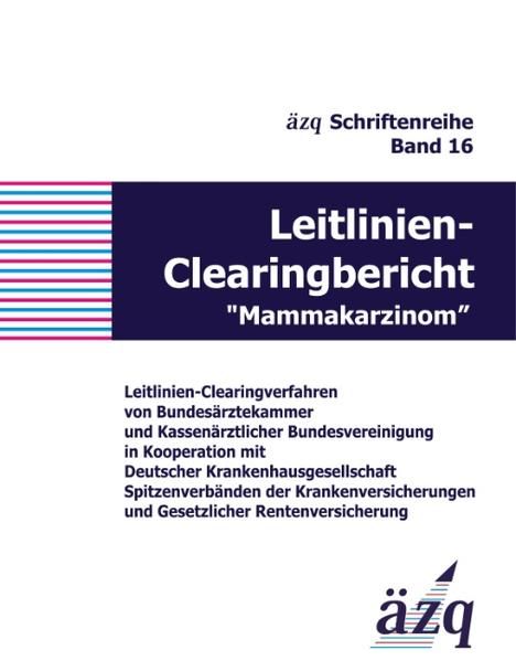 Produktbild: Leitlinien-Clearingbericht "Mammakarzinom"
