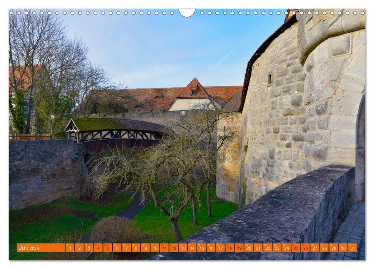 Produktbild: Erlebe mit mir Rothenburg ob der Tauber (Wandkalender 2026 DIN A3 quer), CALVENDO Monatskalender