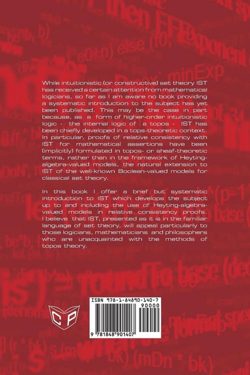 Produktbild: Intuitionistic Set Theory