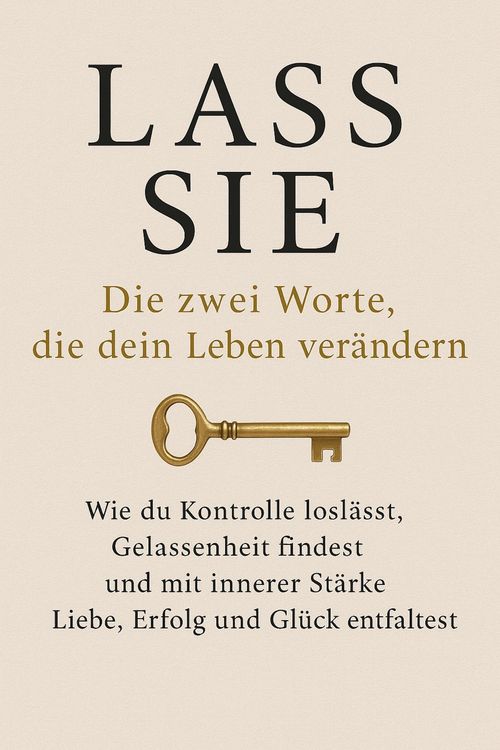 Produktbild: Lass sie: Die zwei Worte, die dein Leben ver&auml;ndern Wie du Kontrolle losl&auml;sst, Gelassenheit findest und mit innerer St&auml;rke Liebe, Erfolg und Gl&uuml;ck entf