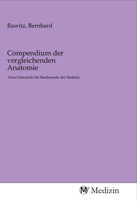 Produktbild: Compendium der vergleichenden Anatomie