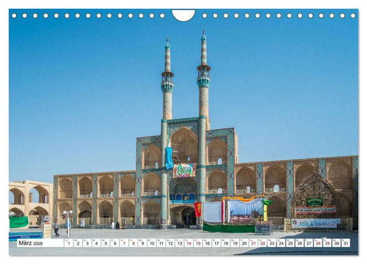 Produktbild: St&auml;dte des Irans - Yazd (Wandkalender 2026 DIN A4 quer), CALVENDO Monatskalender