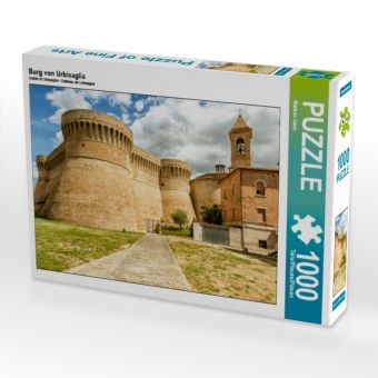 Produktbild: CALVENDO Puzzle Burg von Urbisaglia 1000 Teile Puzzle quer | 1000 Teile Lege-Gr&ouml;&szlig;e 64 &times; 48 cm Foto-Puzzle f&uuml;r gl&uuml;ckliche Stunden