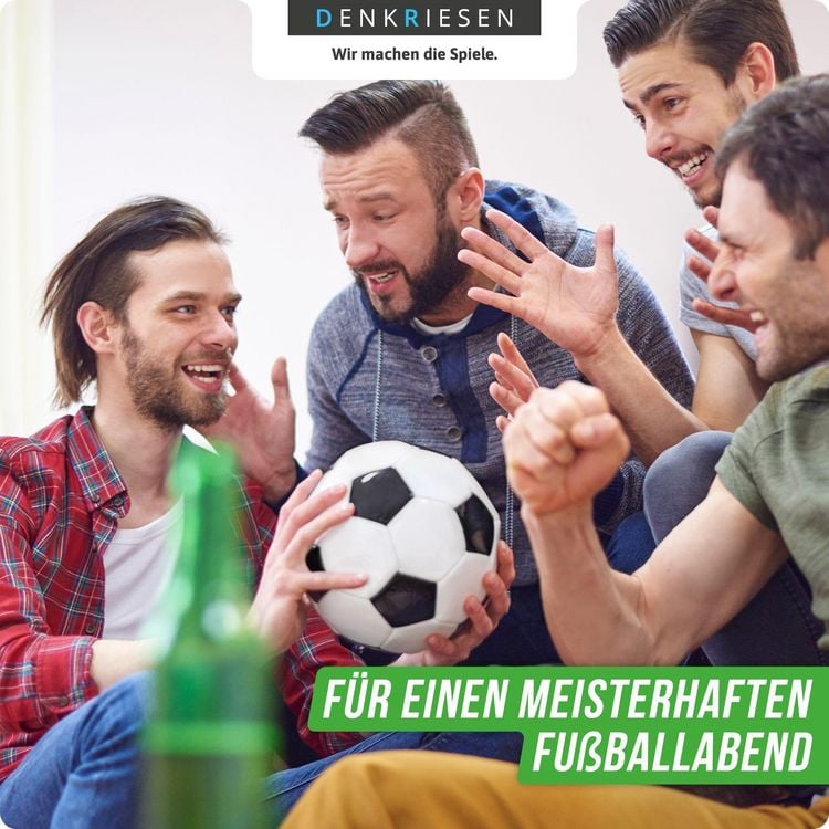 Produktbild: DENKRIESEN - STADT LAND VOLLPFOSTEN&reg; - Das Kartenspiel &ndash; FU&szlig;BALL EDITION - "Heimspiel."