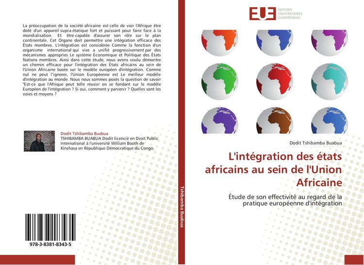 Produktbild: L'int&eacute;gration des &eacute;tats africains au sein de l'Union Africaine