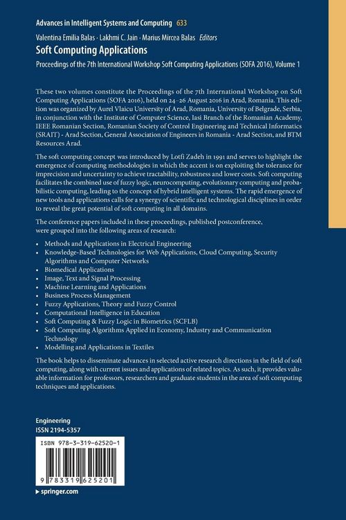 Produktbild: Soft Computing Applications
