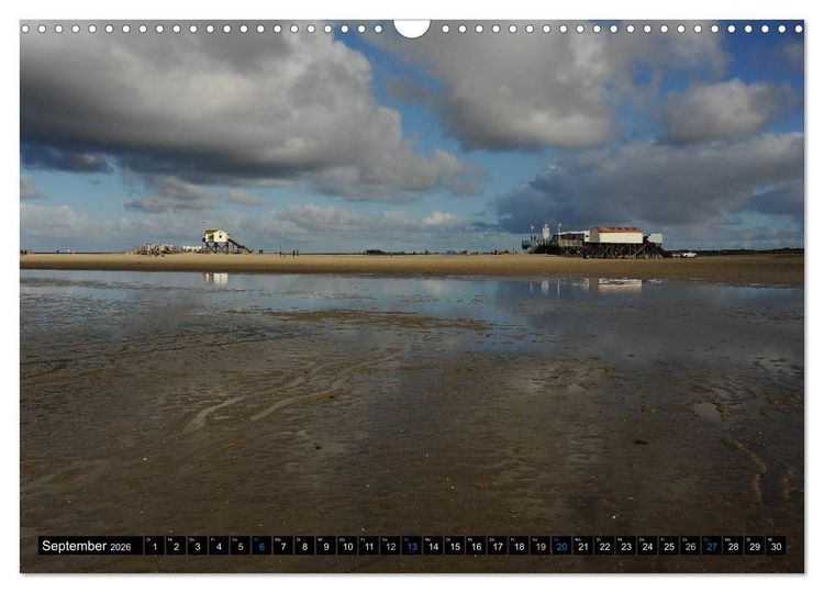 Produktbild: St. Peter Ording (Wandkalender 2026 DIN A3 quer), CALVENDO Monatskalender