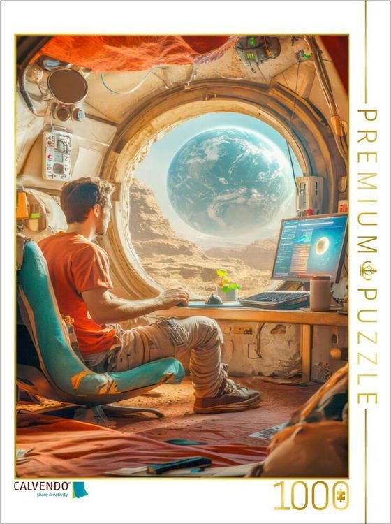 Produktbild: CALVENDO Puzzle Science-Fiction-Visionen der Zukunft | 1000 Teile Lege-Gr&ouml;&szlig;e 64x48cm Foto-Puzzle f&uuml;r gl&uuml;ckliche Stunden