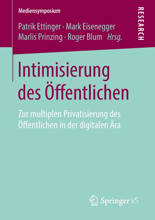 Produktbild: Intimisierung des &Ouml;ffentlichen