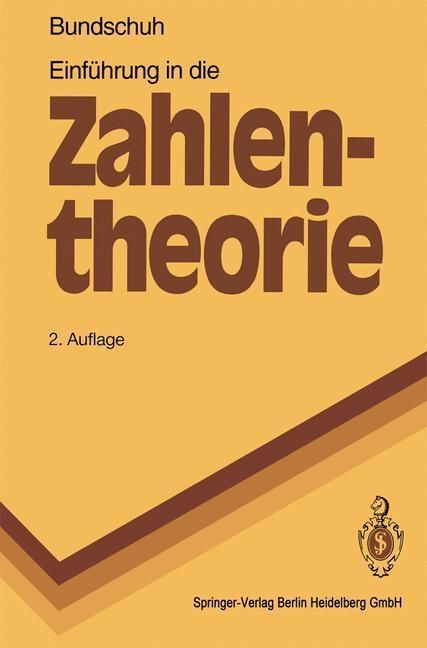 Produktbild: Einf&uuml;hrung in die Zahlentheorie