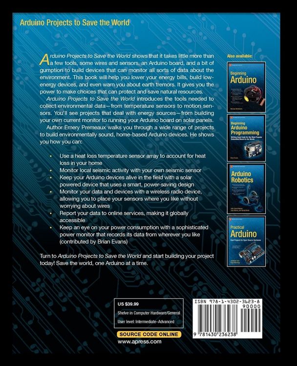 Produktbild: Arduino Projects to Save the World