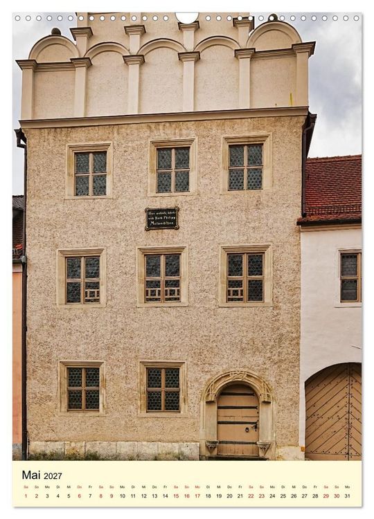 Produktbild: Luthergedenkst&auml;tten in Eisleben und Wittenberg (Wandkalender 2027 DIN A3 hoch), CALVENDO Monatskalender