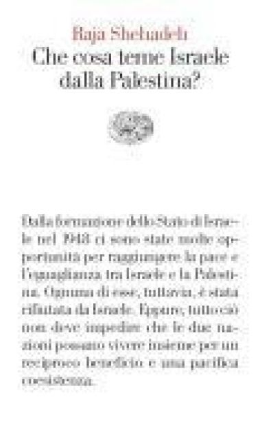 Produktbild: Che cosa teme Israele dalla Palestina?
