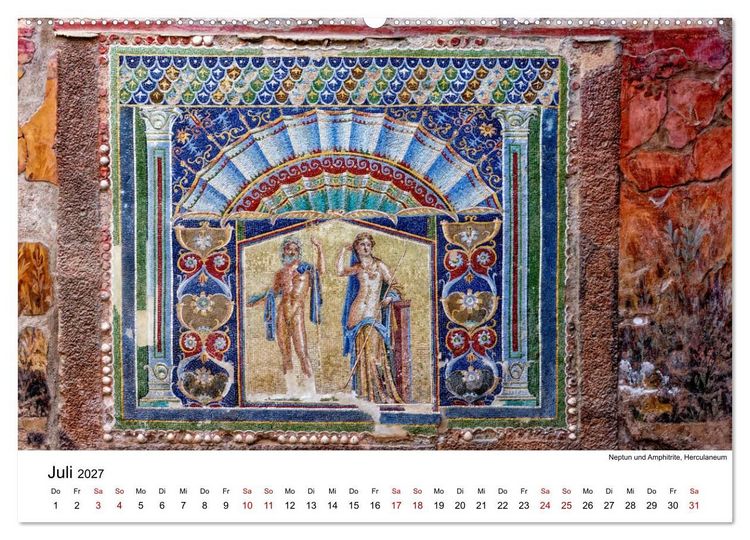 Produktbild: Historisches am Golf von Neapel (hochwertiger Premium Wandkalender 2027 DIN A2 quer), Kunstdruck in Hochglanz