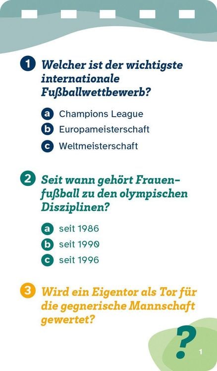 Produktbild: WAS IST WAS Quiz Fu&szlig;ball