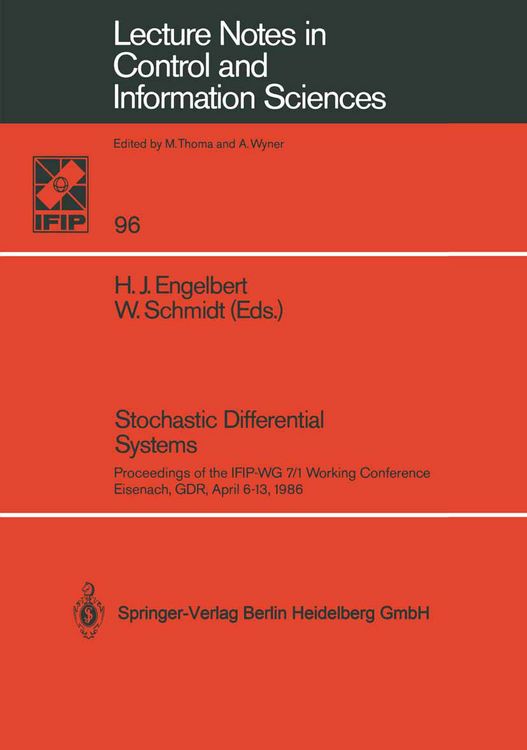 Produktbild: Stochastic Differential Systems