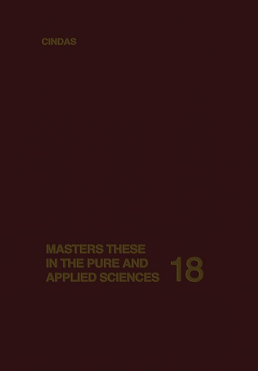 Produktbild: Masters Theses in the Pure and Applied Sciences